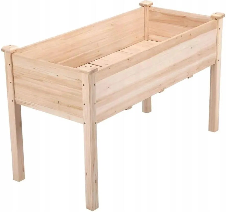 Wooden flower box for planting plants Standing vegetable pot Yaheetech 613623