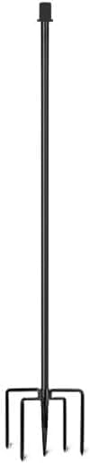 Smart Bird Feeder Pole Stand Upgraded Wide Sturdy Metal Design for Outdoor Use Compatible Only with Feathersnap Smart Feeders