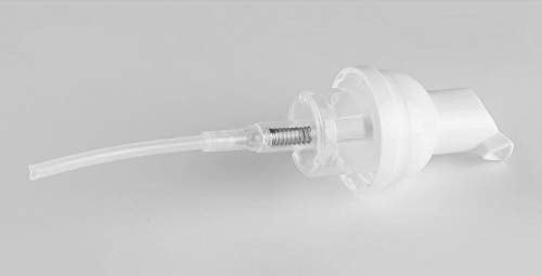 3Pcs Empty Refillable Clear Plastic Foamer Pump Bottle Foaming Dispenser Cosmetic Makeup Sample Storage Container Vial Pot for Kitchen and Bathroom Use(30ml/1oz)