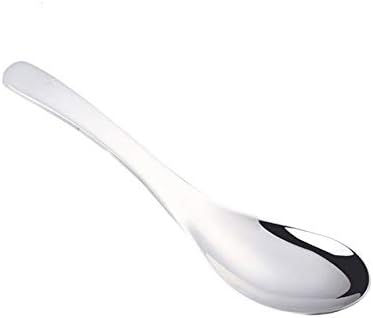 Serving Tablespoons Eco-Friendly Stainless Steel Colourful Soup Spoon,Long Handle Flatware Cutlery ,Cooking Utensil Table Spoon for Kitchen Restaurant(A)