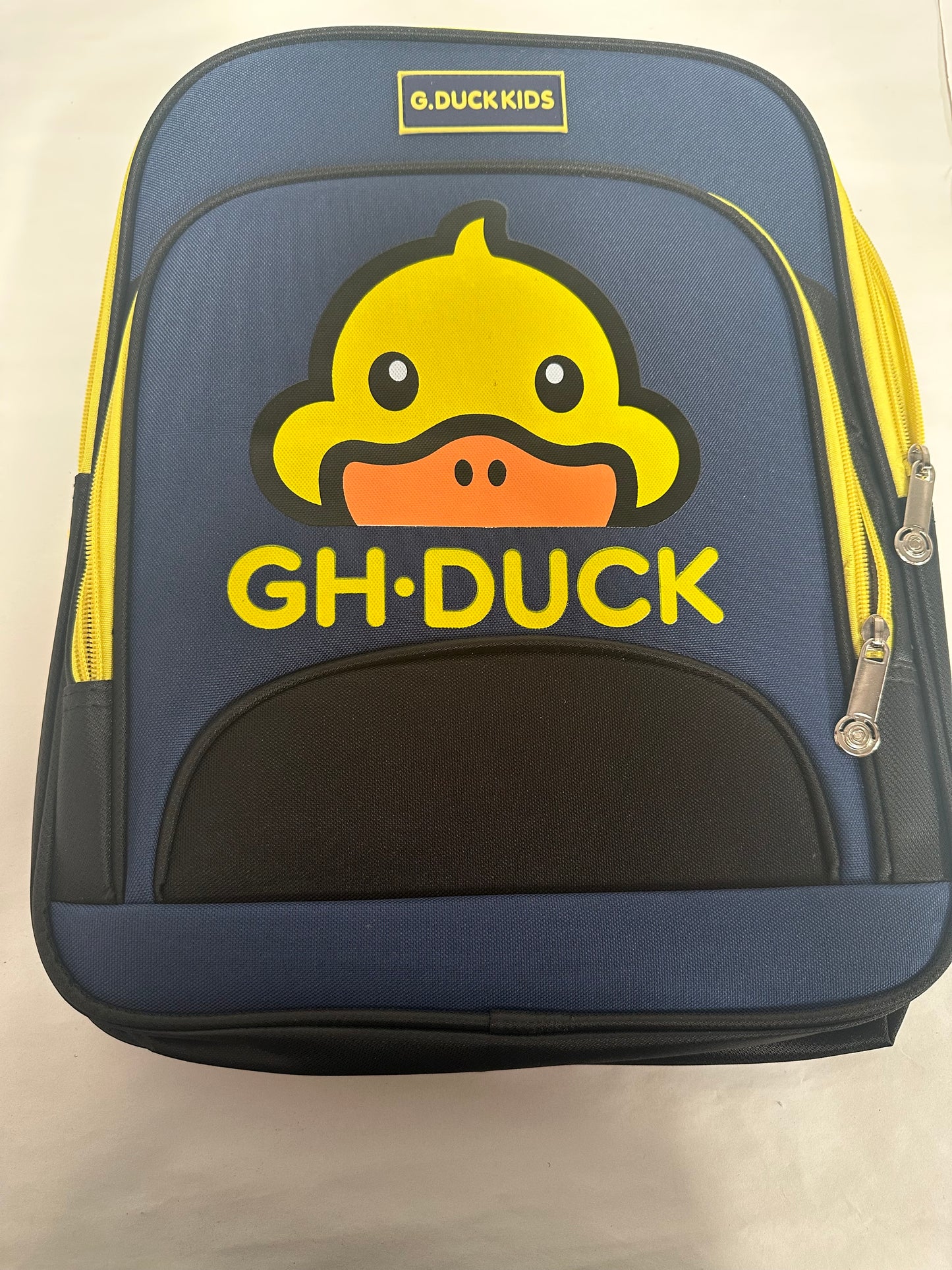 GH Duck Preschool Backpack for Toddler Boys Duck Backpack Lightweight School Bag for Little Kids 2-5