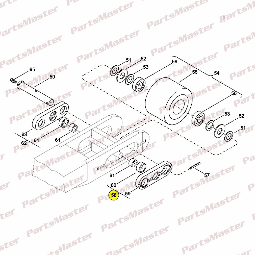 PIVOT PLATE ASM SLOTTED (125205)