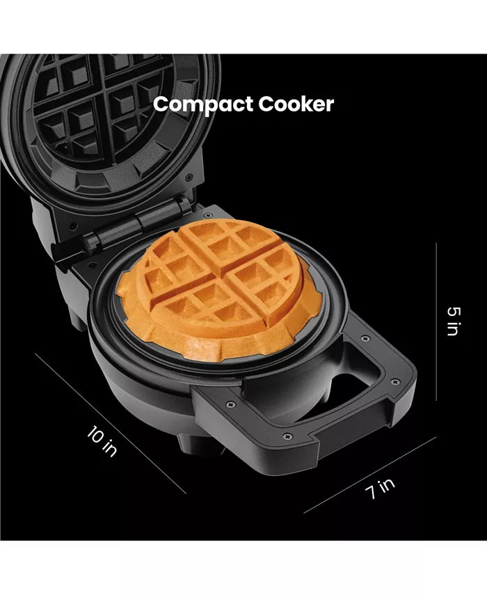 5" Stuffed Belgian Waffle Maker w/ Non-Stick Surface