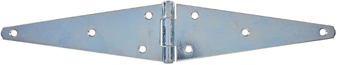 National Hardware N127-878 282BC Heavy Strap Hinge in Zinc plated,10 Inch