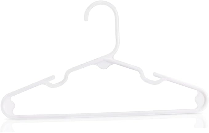 MAGICLULU Space-Saving Boys and Girls Hangers 20pcs Plastic Hangers for Baby Clothes Skid-Resistant Easy to Use