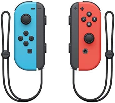 Nintendo SwitchTM with Neon Blue and Neon Red JoyConTM (Renewed)