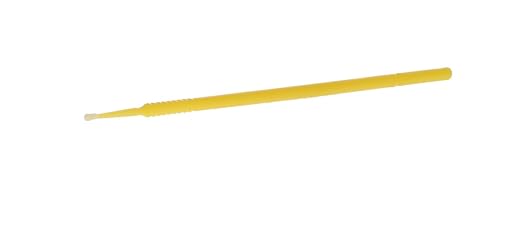 HSB 101310, Micro-Brush Applicators, Disposable Dental Micro Brushes, Bendable Neck for Precision Application, Ideal for Dental & Cosmetic Applications, Fine (100ct)