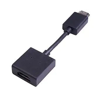 High-Speed Male to Female Extension Cable Plated Converter 4K Swivel Adapter Compatible with Streaming Stick, Black