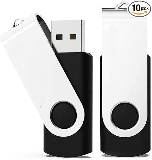 2 Pack 16GB USB Flash Drive,Black