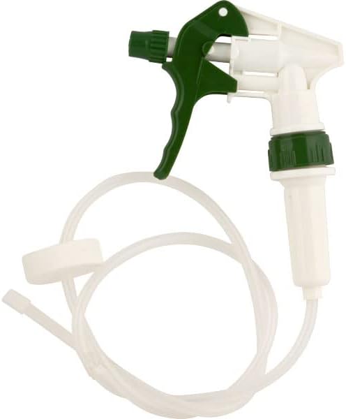 Green/White Hose End Trigger Sprayer, 36" Hose, 38mm 38-400 Extended Reach, Less Fatigue, Long Lasting, Comfort Design/Industrial Spray Bottle Nozzle Replacement Head