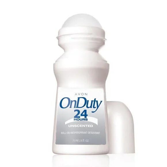 Avon On Duty 24 Hours Unscented Roll-On Anti-Perspirant Deodorant - Bonus Size