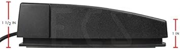 Executive Communication Systems Infinity 3 USB Foot Pedal Control with Computer Plug In, one unit