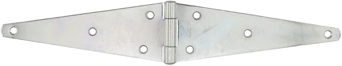 National Hardware N127-878 282BC Heavy Strap Hinge in Zinc plated,10 Inch