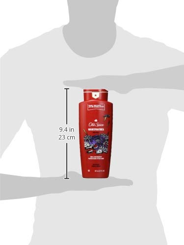 Old Spice Body Wash for Men, Nightpanther, Long Lasting Lather, 21 Fl Oz, 5.476 Lb