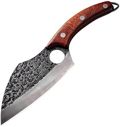 Meat Cleaver, 6" Forged Boning Knife Butcher Knife Kitchen Hand Forged for meat cleaver vegetable cutter slicer Outdoor Camping Chef Knives Cutting Vegetable
