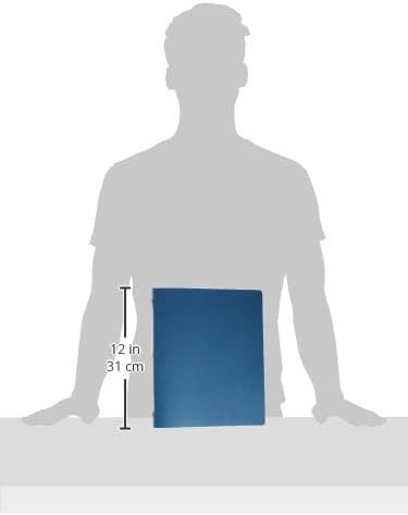 Avery Hanging Storage 3 Ring Binder, 1 Inch Round Rings, 1 Blue Binder (14800)
