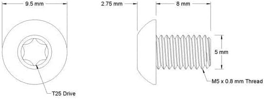 Wolf Tooth Replacement Bolts 3 Pack for Direct Mount Chainrings Aluminum