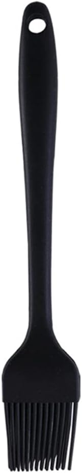 8 inch Silicone BBQ Oil Brush Bakeware Barbecue Pastry Bread Oil Cream Utensil (Black)