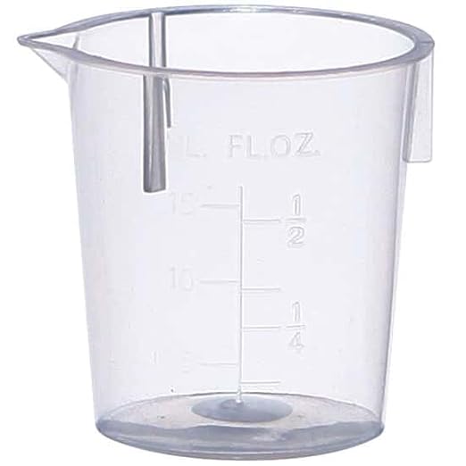 Cole-Parmer Essentials Plastic Beaker, Transparent PP, 15 mL, 100/pk