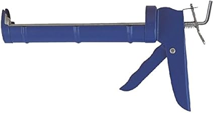 Edward Tools Drip Free Smooth Rod 10 oz Caulk Gun for standard Caulk tubes - 15:1 Thrust Ratio for all caulks - IndustrialDIY home use - All steel construction caulk gun for Dap, sealants, etc.