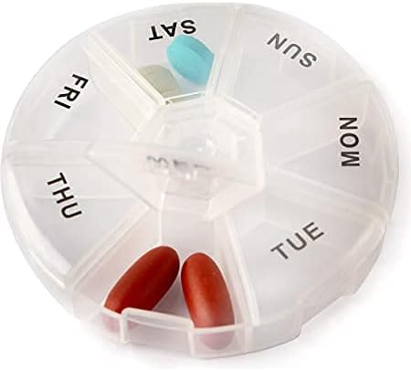 7 - Day Pill Organizer (Blue, Green, Clear)