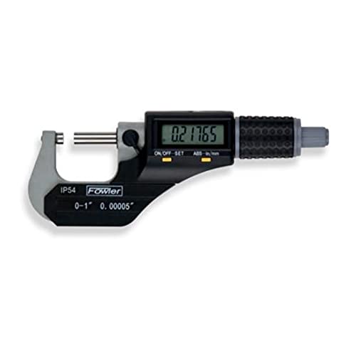 Fowler 54-860-106-1, 0-6" Electronic Coolant Resistant Micrometer Set