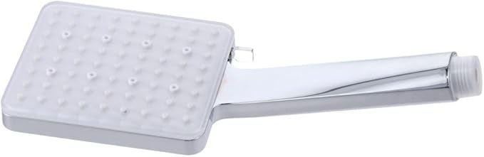 Square Shower Head Handheld Shower Head, 6-mode Adjustable Pressurized Shower Head Bathroom Accessories(black)