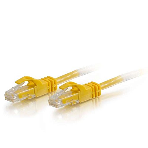C2GCables to Go 27872 Cat6 Snagless Unshielded (UTP) Network Crossover Ethernet Cable, Yellow (7 Feet2.13 Meters)