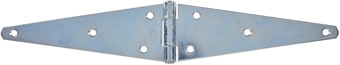 National Hardware N127-878 282BC Heavy Strap Hinge in Zinc plated,10 Inch