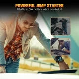NUSICAN Car Battery Jump Starter, 1000A Peak 12V Auto Lithium Jump Starter, Portable Car Battery Booster Power Pack for up 7L Gas or 5.5L Diesel Engine, LED Flashlight & USB Quick Charge