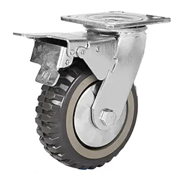 4568inch Heavy Duty Industrial Caster Wheel,Transport Casters for Trolley Furniture Workbenches,Fixed Caster,Swivel Caster,Optional Brakes,1 Piece