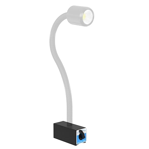 Magnetic Base,Suitable for Magnetic Machine Lights,Indicator Holder Metric M8 X 1.25 Tapped Hole,4.72x1.96x2.16 Inch,1 pc...