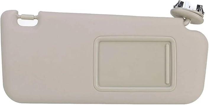 Car Right Passenger Sun Visor Compatible with Toyota RAV4 2006-2012 Replace Block Shade Cover OEM 74320-42501-B3 74320-42501-A1(Gray)