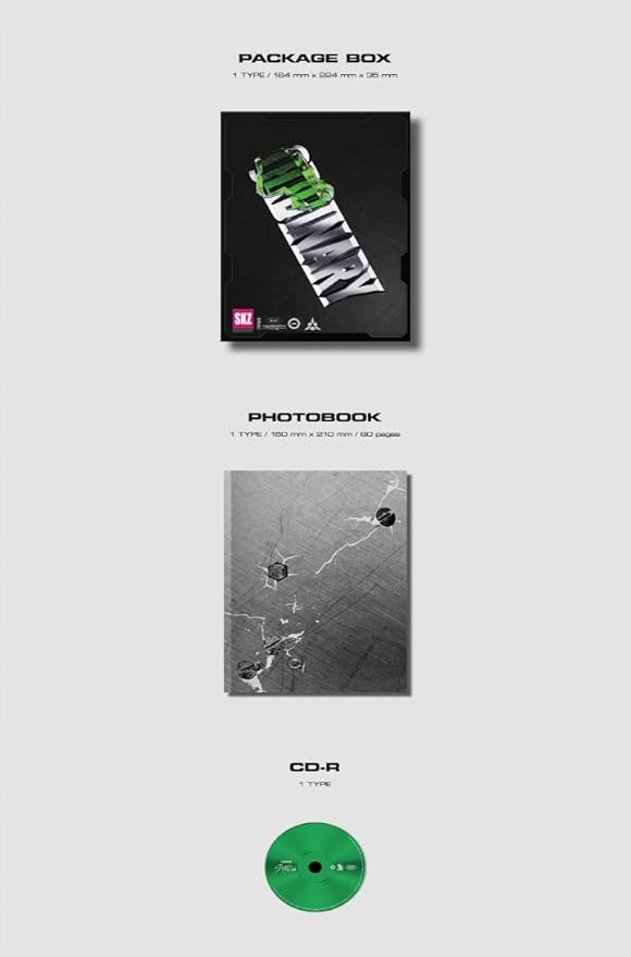STRAY KIDS - ODDINARY FRANKENSTEIN (Limited ver.) AlbumPre-Order BenefitExtra Photocards Set KPOP IDOL, 164 x 224 x 35 mm