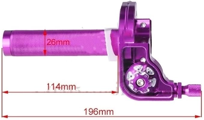 Handles Grips 0.866 in Universal CNC Aluminum Throttle Twist Bar Grip for Motorcycle Moped Scooter Accessories