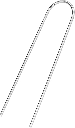 4 Pcs U Shaped Nail Tent Ground Staple High Hardness Stainless Steel Garden Pegs Securing Lawn Supplies