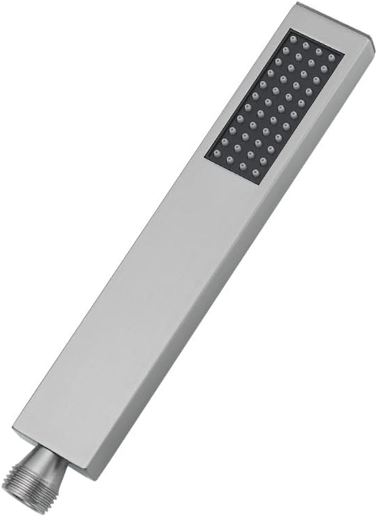 Hand Shower Wand Handheld Shower Spray High Pressure Single Function Luxury Hand Showerhead Brushed Nickel