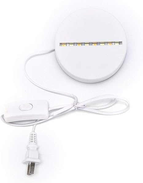 NEW for 3D LED Night Light Replacement 110-220(V) Coloul Light Base Table Decor Holder Cable Touch Lamp Bases