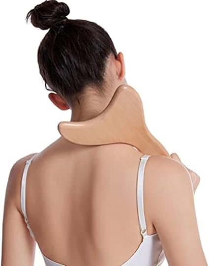 Wooden Massager Wood Therapy Massage Tools for Body Shaping, Fascia, Cellulite, Muscle Abdomen, Body Therapy Massager, Muscle Belly Relief Tool (F)