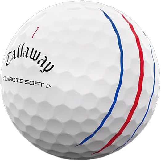 Callaway Golf Balls Chrome Soft Triple Track Balls, White, Pack of 3, BL CG CHRMSFT 24 TRPLTRK 3B PK
