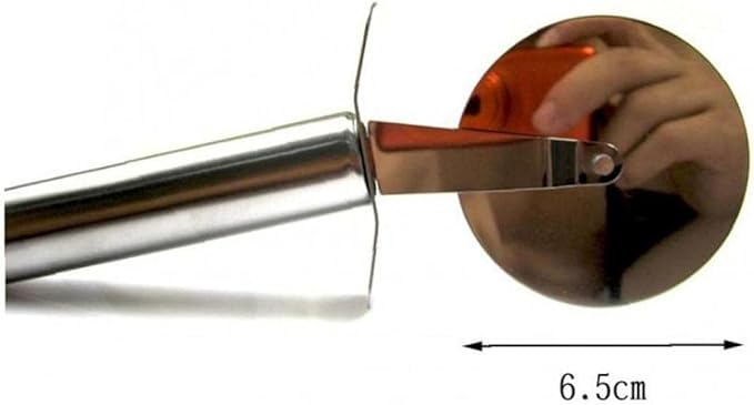 Stainless Steel Pizza Cutter Cake Bread Pies Round Wheels Cutter Chef Aid Cooking Tool Easy Cleaning