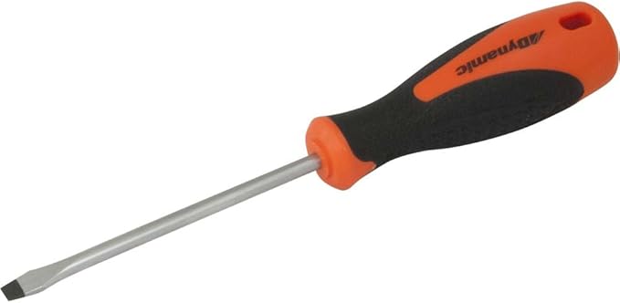 D062003 316" Slotted Screwdriver with 4" Blade Length and Comfort Grip Handle