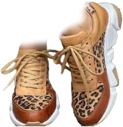 Leopard Print Orthopedic Sneakers,Orthopedic Arch Support Walking Shoes,Orthotic Fashion Sneakers