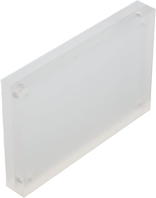1pc Transparent Acrylic Picture Frame, Frameless Clear Frame Double Sided Magnetic Frame, Free Standing Desktop Display Stand Acrylic Frame (Thickness: 10+10mm)(10 x 15cm)