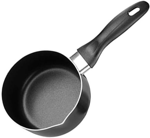 10E11060 Non Stick Milk Pan, 30.3 x 14 x 6.4 cm, Black
