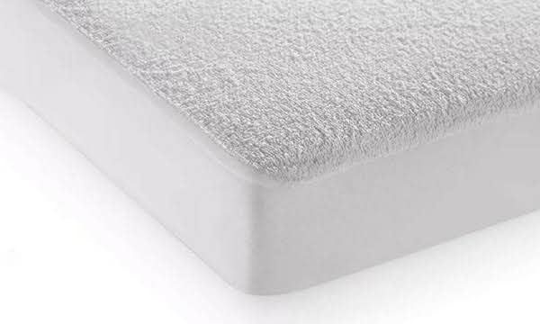 California Queen Size 60 X 84 Terry Cotton 100 Waterproof 1 Peice Mattress Protector, Breathable, Noiseless Mattress Cover, 12"- 14" Fitted Deep Pocket Mattress Protector Cover White Solid