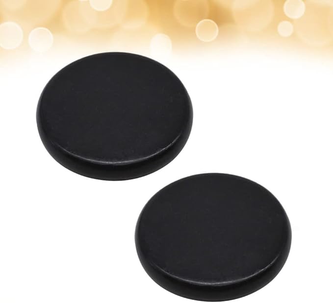 Ciieeo 2pcs Heating Stones for Massage Massaging Rocks hot Stones for Massage Massage stoness Marble Massage Stones Basalt Massage spa Relaxing Black Major hot Back Pain