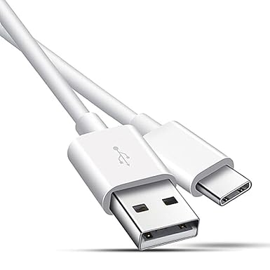 USB-A to USB-C Fast Charging & Data Sync Cable – 3.3 Ft, White, Compatible with iPhone 15 Series, iPad Pro, Samsung, PC, and MacBook Pro 2022
