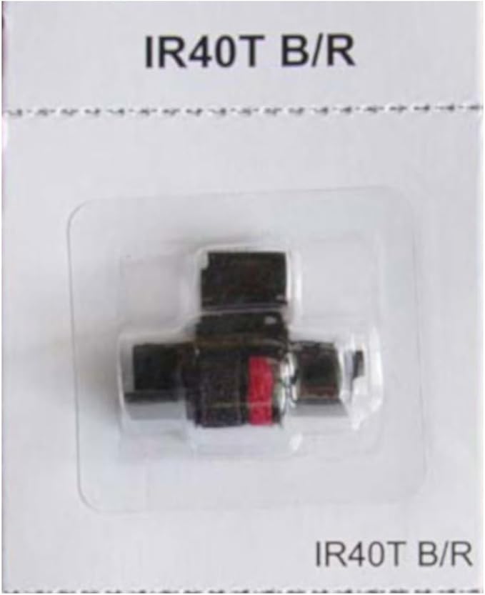 Package of Six Canon P23-DH V Calculator Ink Roller, Black and Red, Compatible