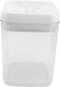 Luxshiny 1pc Transparent Plastic Snack Grain Storage Tank Sealed Can for Kitchen Food Organization Airtight Container for Cereals and Snacks